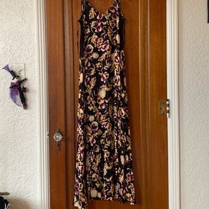 NWOT Tropical maxi dress